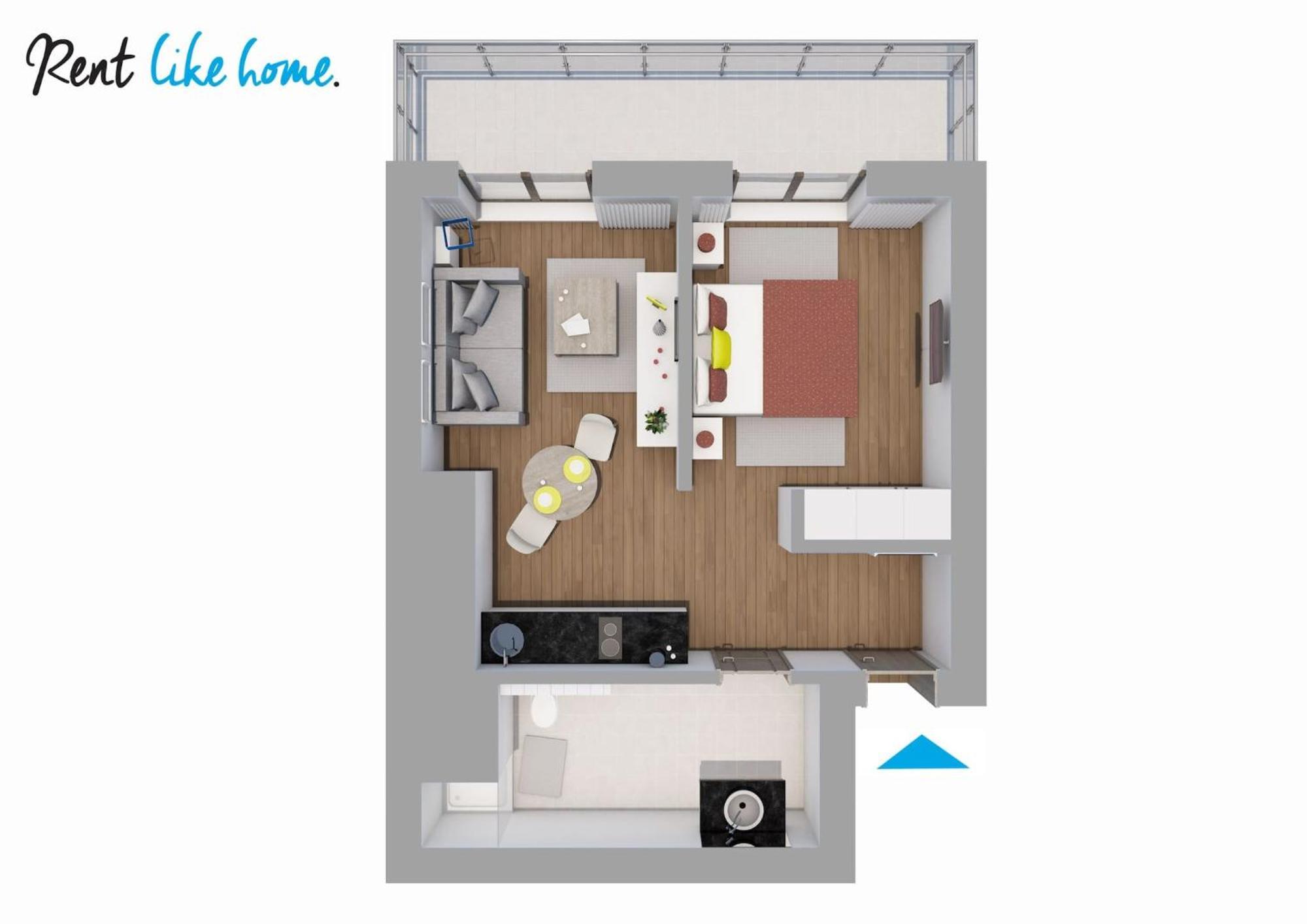 Rent Like Home - Oxygen Wronia 45 II Варшава Экстерьер фото
